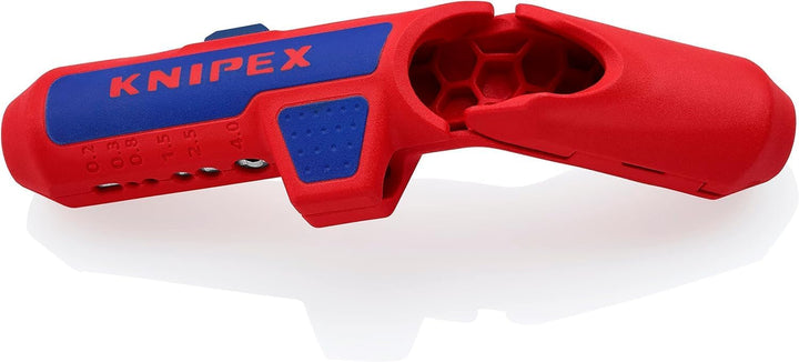 Knipex ErgoStrip® Universal-Abmantelungswerkzeug für Rechtshänder 135 mm 16 95 01 SB Rechts-Händer,