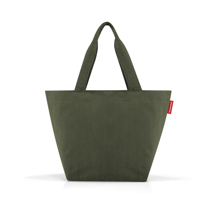 reisenthel shopper cord dark matcha – Geräumige Shopping Bag und edle Handtasche in einem – Aus wass