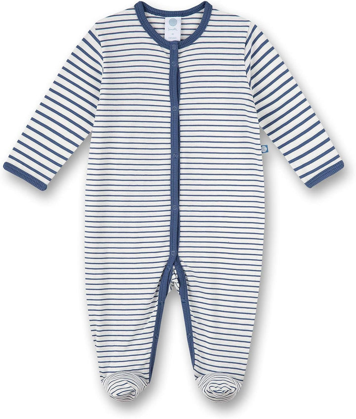 Sanetta Baby-Jungen Strampler Blau Kleinkind-Schlafanzüge 86 Ink Blue, 86 Ink Blue
