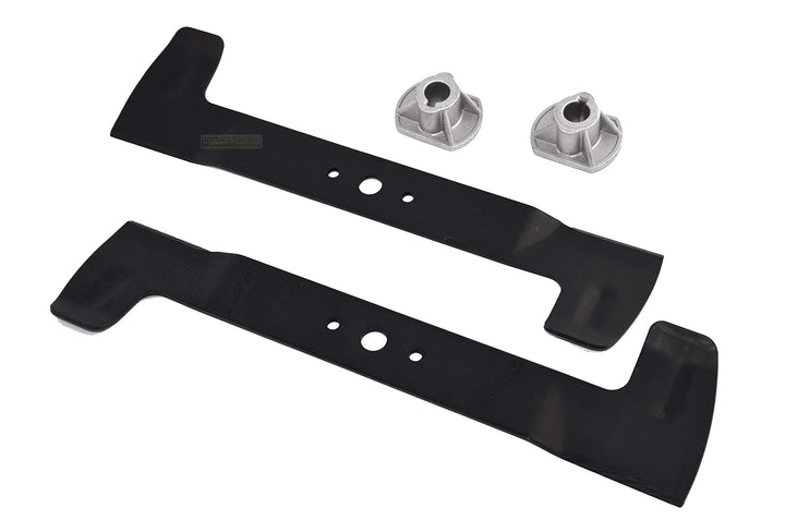 92 CM High-Lift Messer (rechts + links) Satz für CASTELGARDEN SABO SOLO HONDA STIGA VIKING EFCO SABR