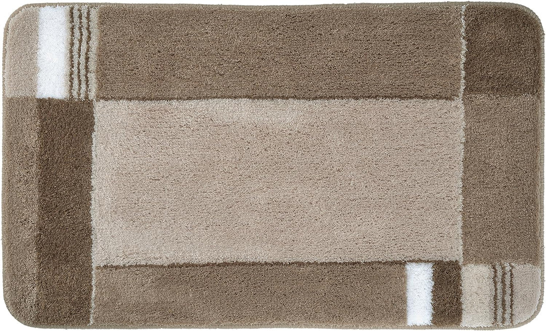 Kleine Wolke Badteppich Padova taupe 60 x 100 cm Taupe 60 x 100 cm Single, Taupe 60 x 100 cm Single