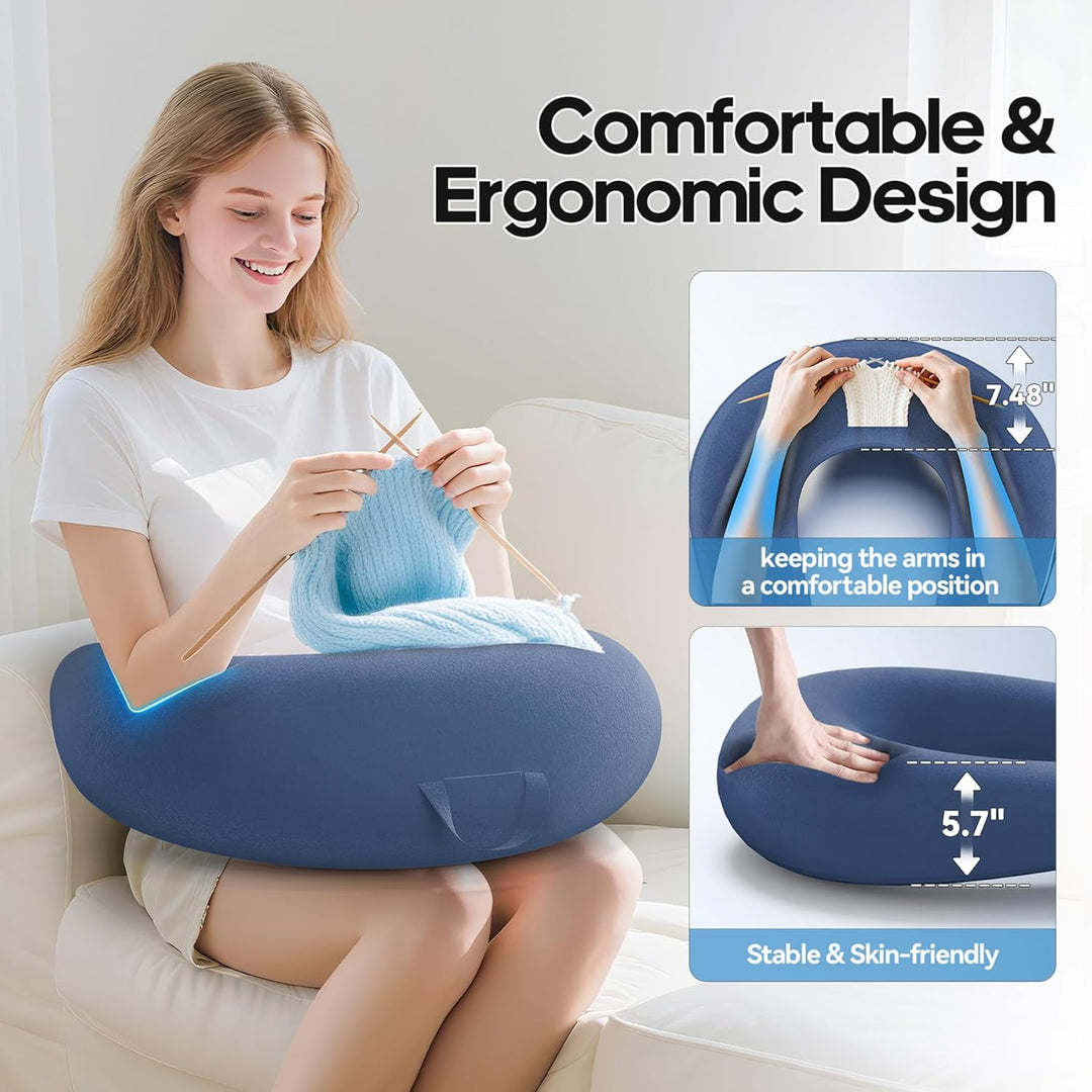 Gaming Kissen & Lesekissen, Reading Pillow für das Sitzen auf dem Bett/Sofa/Fussboden, Fütterungs/Hä