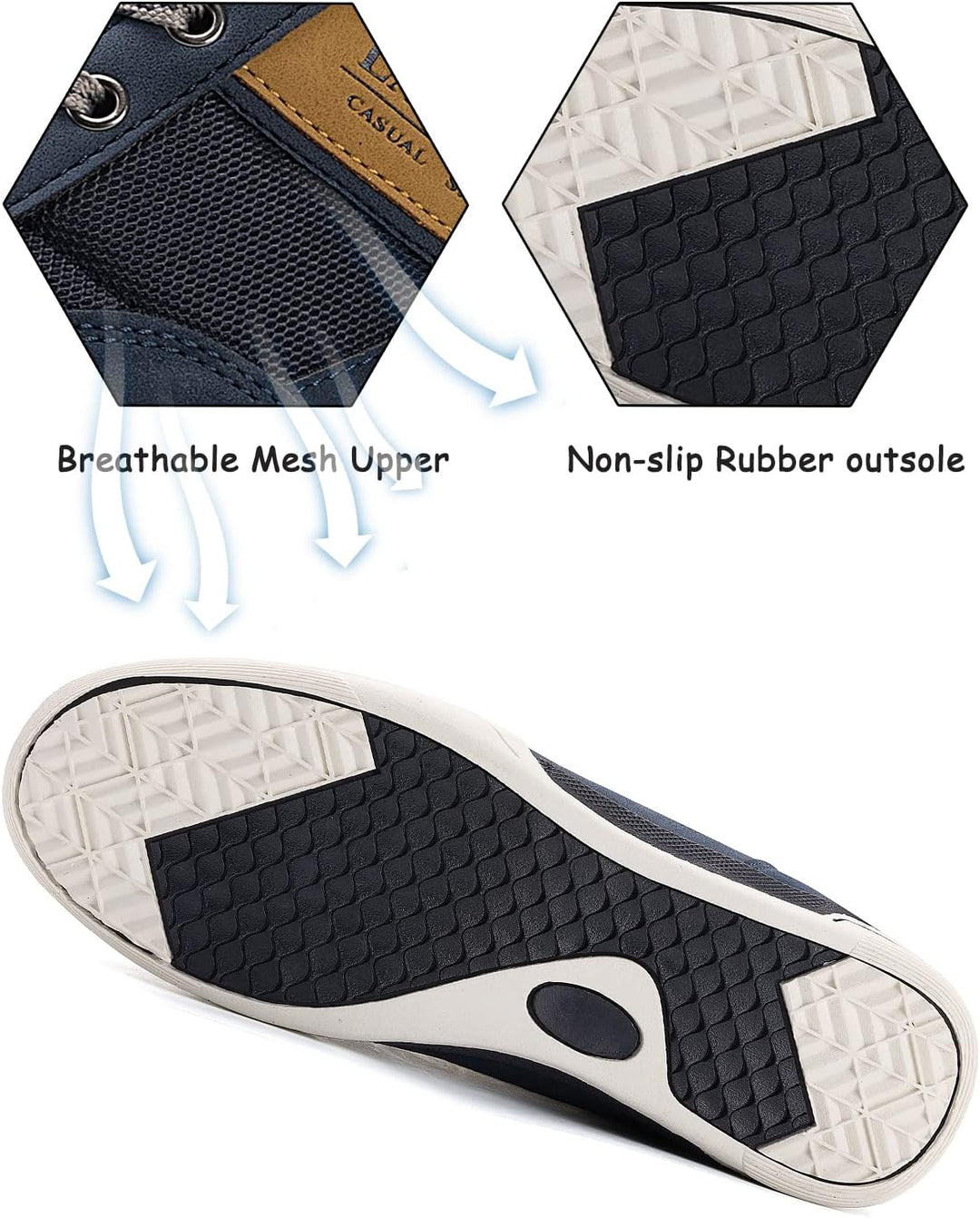 Freizeitschuhe Herren Sneaker Walkingschuhe Leichtgewicht Atmungsaktive Sportschuhe Sneakers Grösse