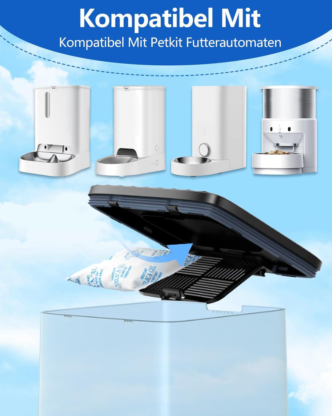 Trockenmittel Kompatibel mit PETKIT Futterautomaten, Trockenmittel-Alternativen für Futterautomat fü