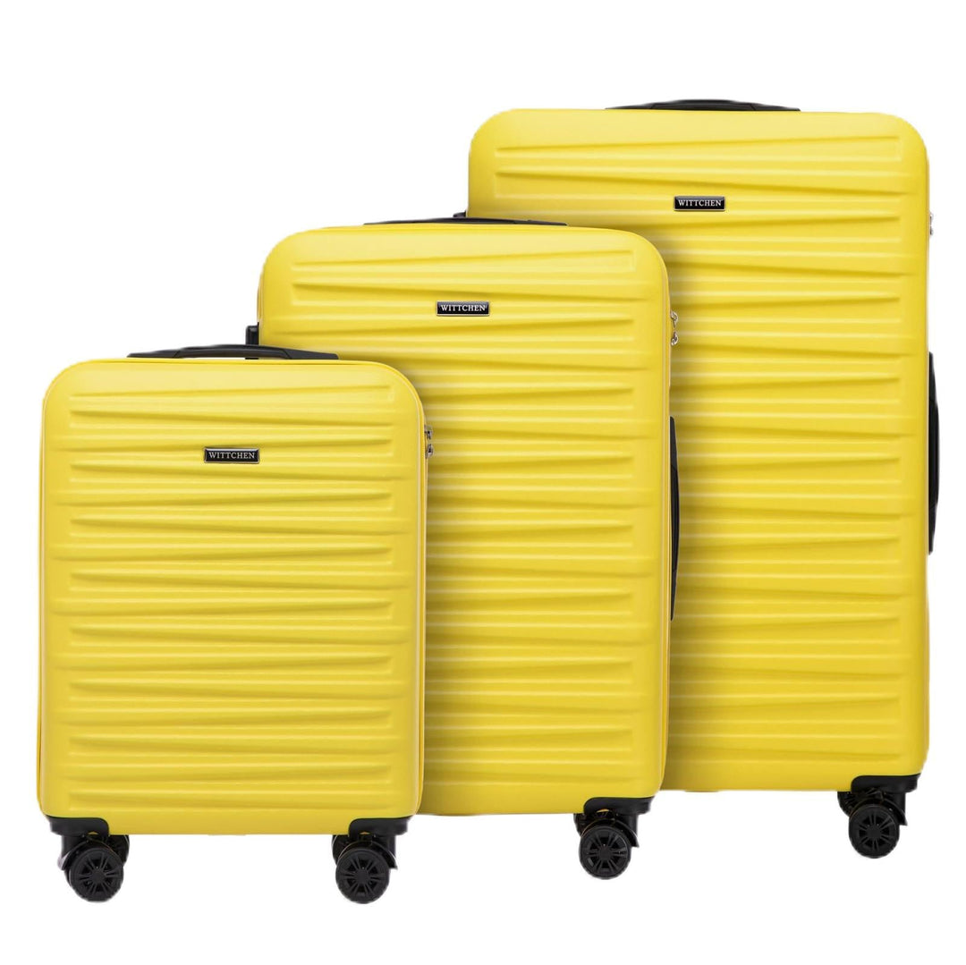WITTCHEN Skyspeed Line Reisekoffer 3er Koffer-Set Rollkoffer Trolley Handgepäck Reisekofferset Harts