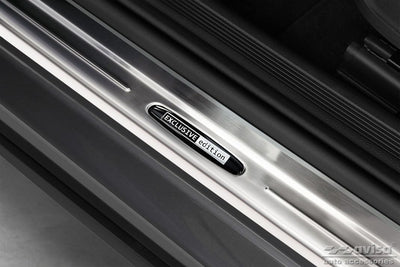 Inox door sill protectors compatible with Volkswagen Taigo 2021- 'Exclusive Edition' - 4-pieces