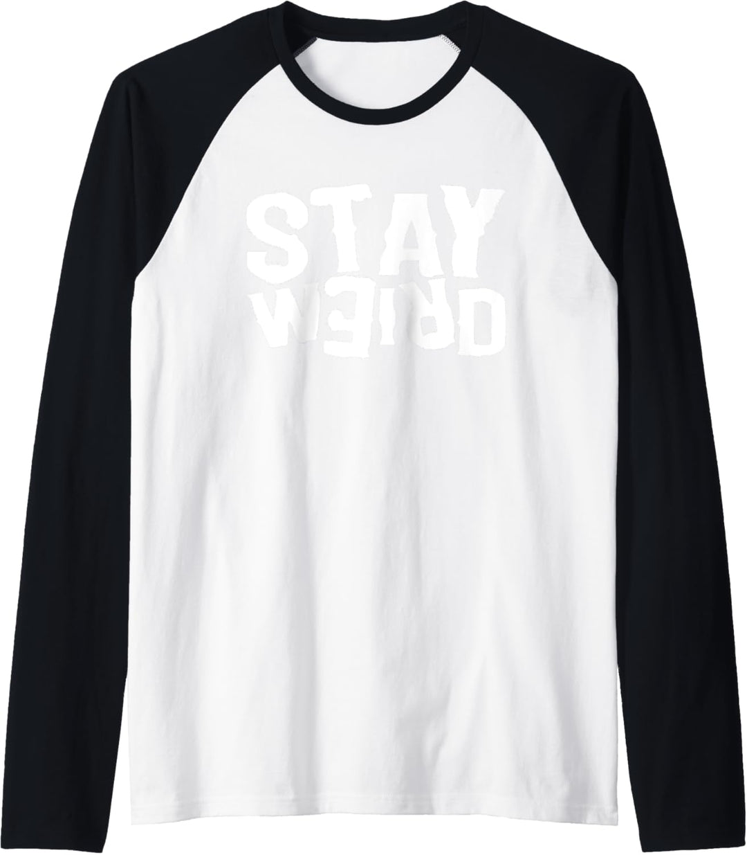 Düster Cool - Humor Emo Gothic Stay Weird Raglan
