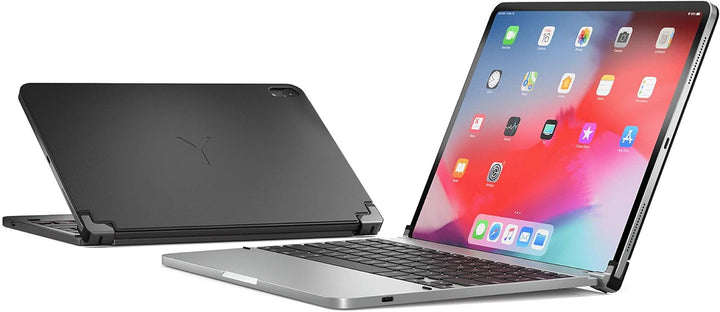 BRYDGE 12.9 Pro, Hochwertige Bluetooth Tastatur aus Aluminium, deutsches Layout QWERTZ, für das iPad