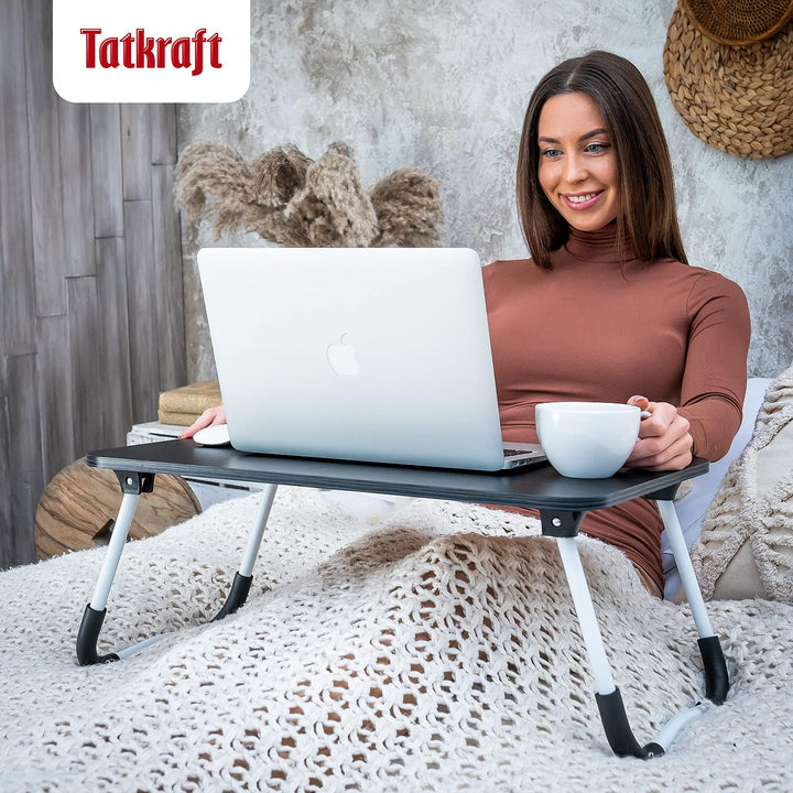 Tatkraft Olaf Grosser Faltbare Betttisch, Schossschreibtisch, Laptoptisch, Bett Tablett mit Tassen S
