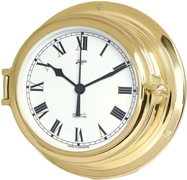 Delite 450cs Schatz Glasenuhr Midi Messing 155 mm x 68 mm