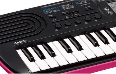 Casio SA-78 Mini-Keyboard 44 Tasten, schwarz pink Tastatur 44-Key schwarz / pink, Tastatur 44-Key sc