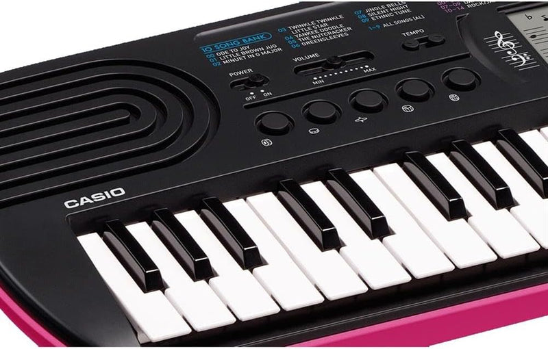 Casio SA-78 Mini-Keyboard 44 Tasten, schwarz pink Tastatur 44-Key schwarz / pink, Tastatur 44-Key sc