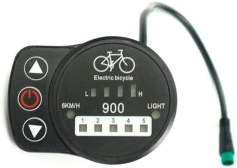 Display KT-LED900, Bordcomputer, LED-Display, E-Bike, Elektrisches Fahrrad, Pedelec, 24V/36V/48V Wat
