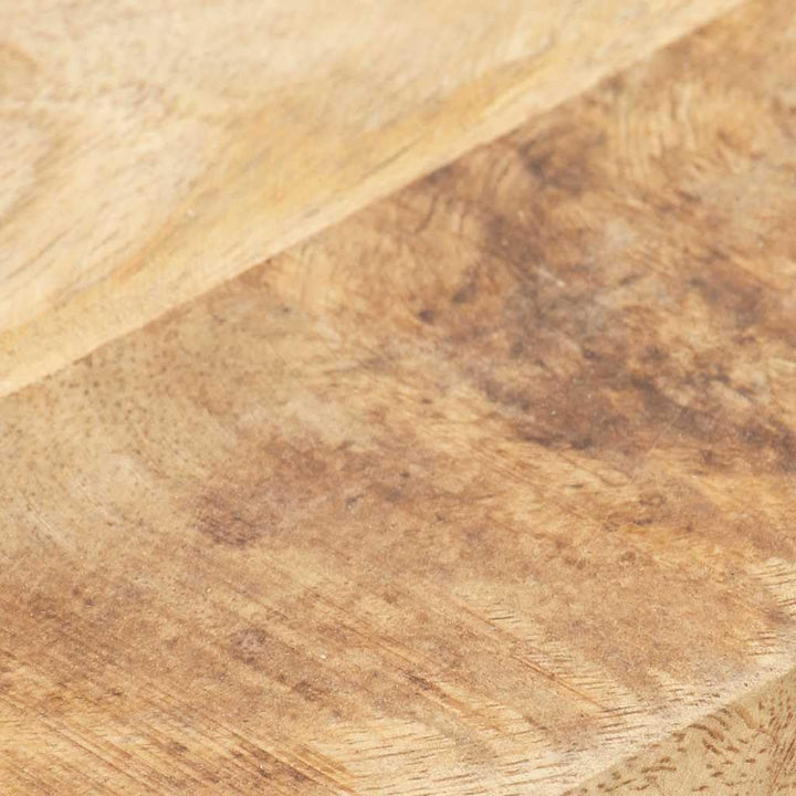vidaXL Mangoholz Massiv Tischplatte Massivholzplatte Holzplatte Ersatztischplatte Holz Platte für Es