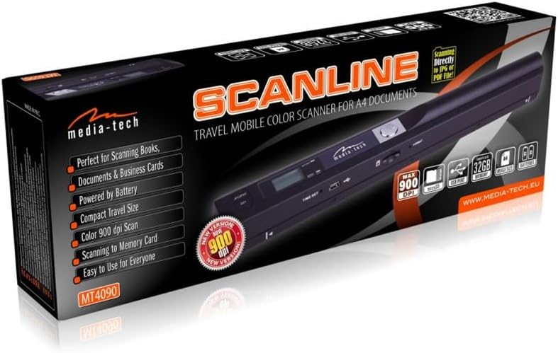 Media-Tech Scanline Handscanner (600 Dpi, USB 2.0)