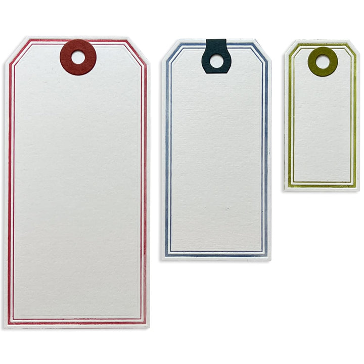 Sizzix Thinlits Stanzschablonen, 6 Stück, gerahmte Etiketten von Tim Holtz | 666065 | Kapitel 4 2022