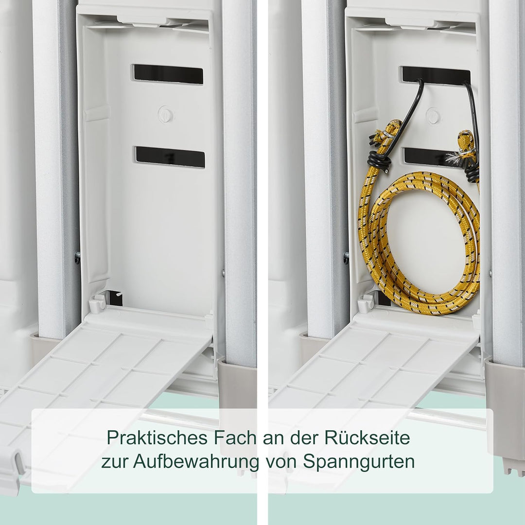 Relaxdays Einkaufstrolley Treppensteiger, klappbar, Einkaufskorb mit Rollen, Deckel, neigbarer Teles