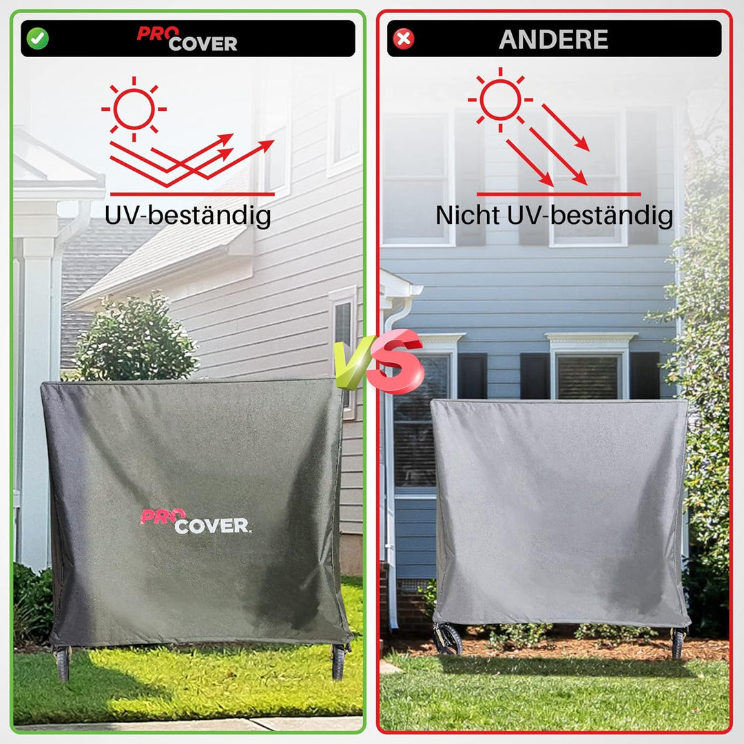 Tischtennisplatte Abdeckung. Professionelle Qualität. Ultra widerstandsfähig und wasserdicht. Univer