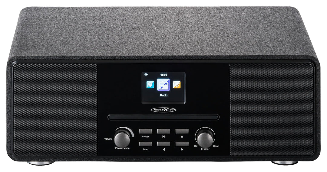 Reflexion HRA19DAB DAB-Radio mit CD-Player und Radiowecker (UKW, DAB, DAB+, Bluetooth, AUX-Eingang,