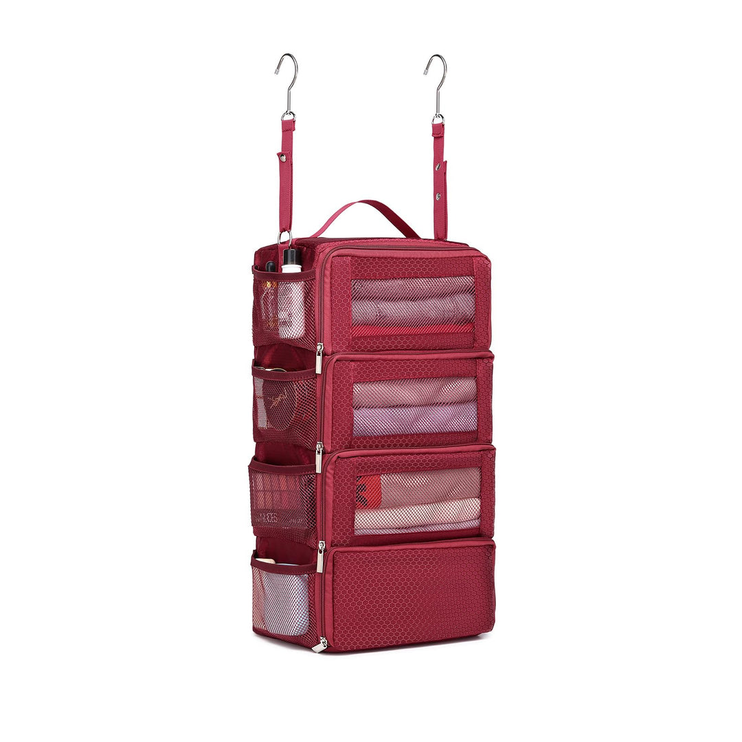 Koffer-Organizer, Reisetaschen-Organizer für Gepäck, Kompressions-hängende Packwürfel für Reisen, Ha