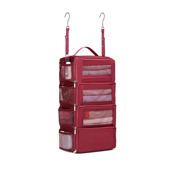 Koffer-Organizer, Reisetaschen-Organizer für Gepäck, Kompressions-hängende Packwürfel für Reisen, Ha