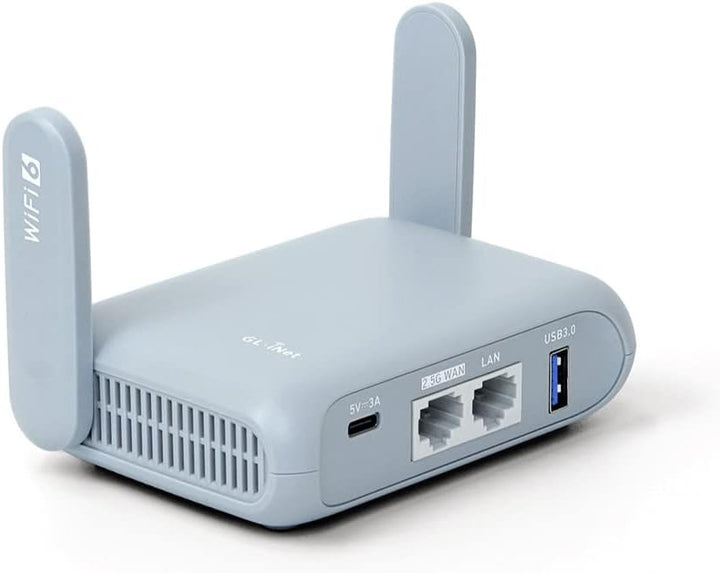 GL.iNet GL-MT3000 (Beryl AX) Pocket-Sized WiFi 6 Wireless Travel Gigabit Router – OpenVPN, Wireguard