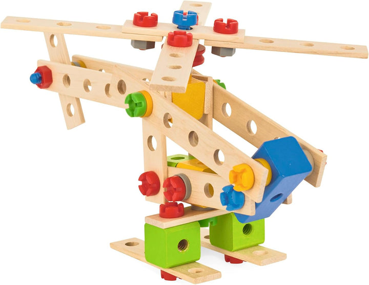 Eichhorn - Constructor Lokomotive, 8 Verschiedene Modelvarianten baubar, Konstruktionsspielzeug mit