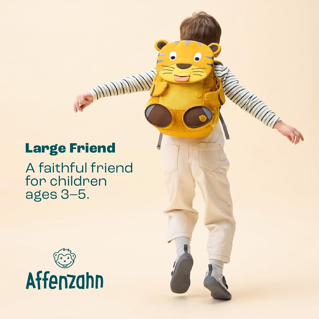 Affenzahn Kinderrucksack Grosser Freund | Kindergartenrucksack für Kinder von 3 bis 5 Jahren mit fun