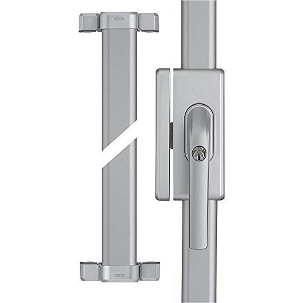 ABUS Fenster-Stangenschloss FOS650A AL0145 - Zusatzsicherung mit Alarm, ideal für hohe Fenster und F