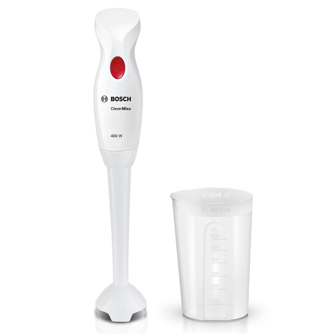 Bosch Stabmixer CleverMixx MSM14000, Abnehmbarer Mixfuss, Ergonomischer Griff, leichtes Gehäuse, 4-K