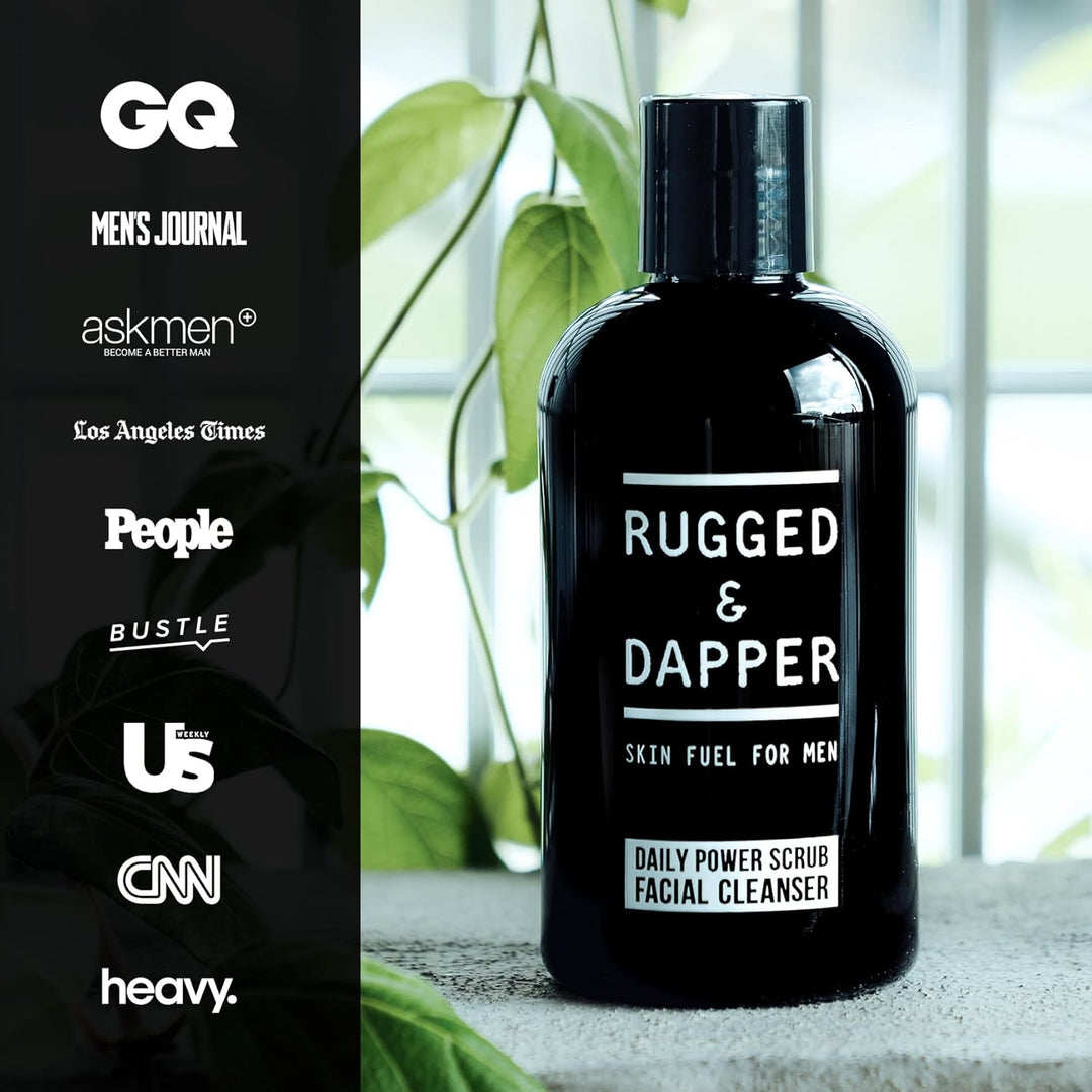 RUGGED &amp; DAPPER Peeling und Gesichtsreiniger für Männer 237 ml