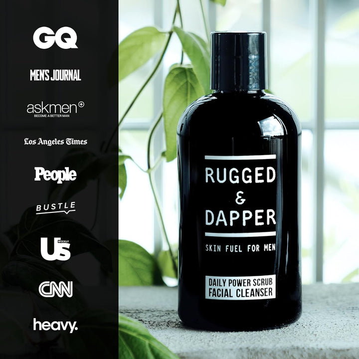 RUGGED &amp; DAPPER Peeling und Gesichtsreiniger für Männer 237 ml