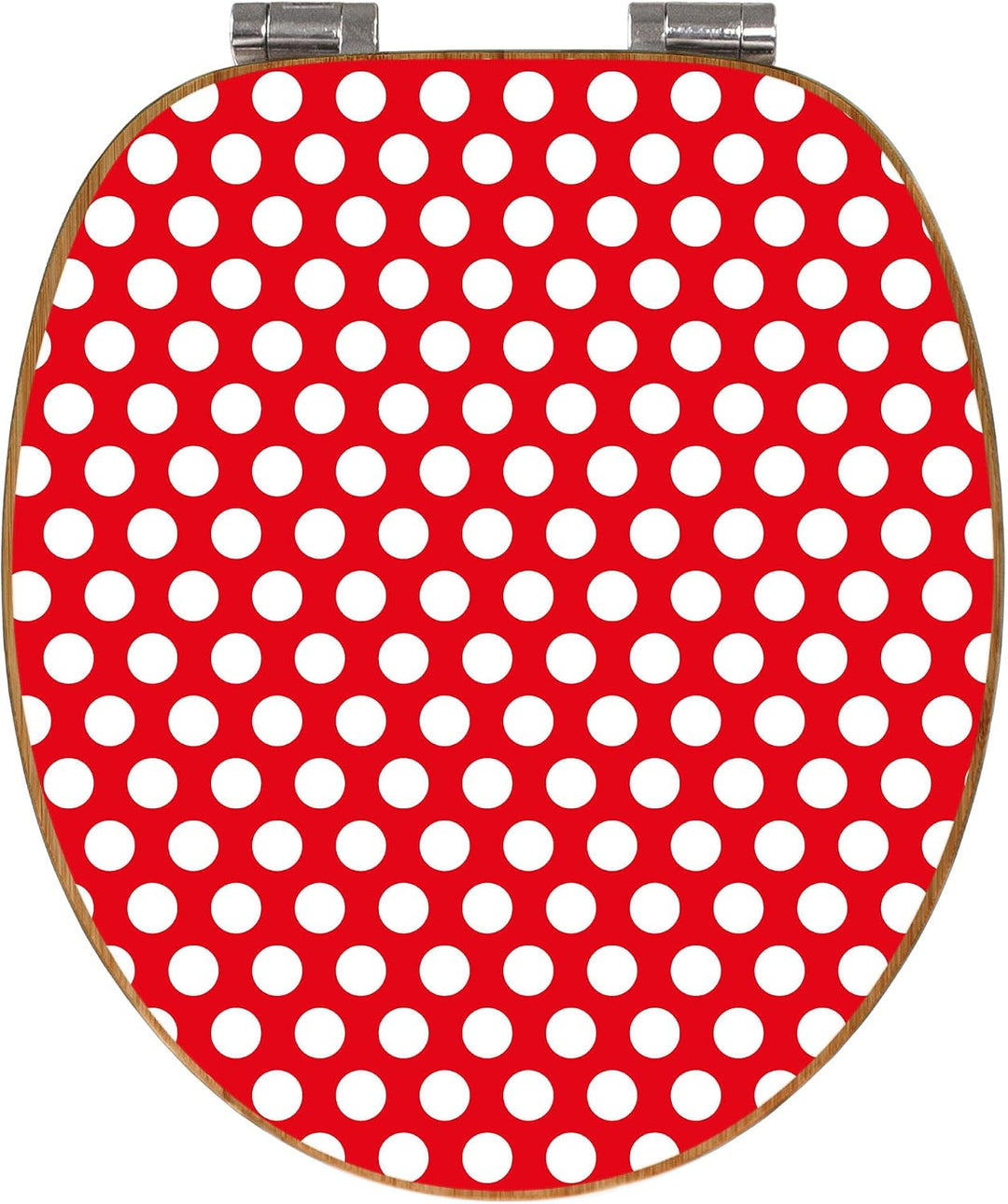 banjado Design WC Sitz Bambus Absenkautomatik 45,8x37,5cm - Toilettendeckel mit Absenkautomatik Holz