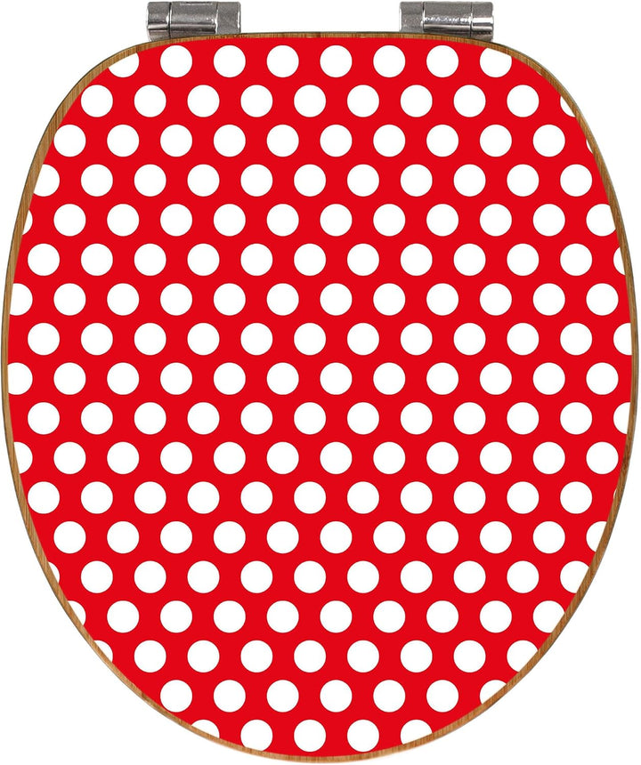 banjado Design WC Sitz Bambus Absenkautomatik 45,8x37,5cm - Toilettendeckel mit Absenkautomatik Holz