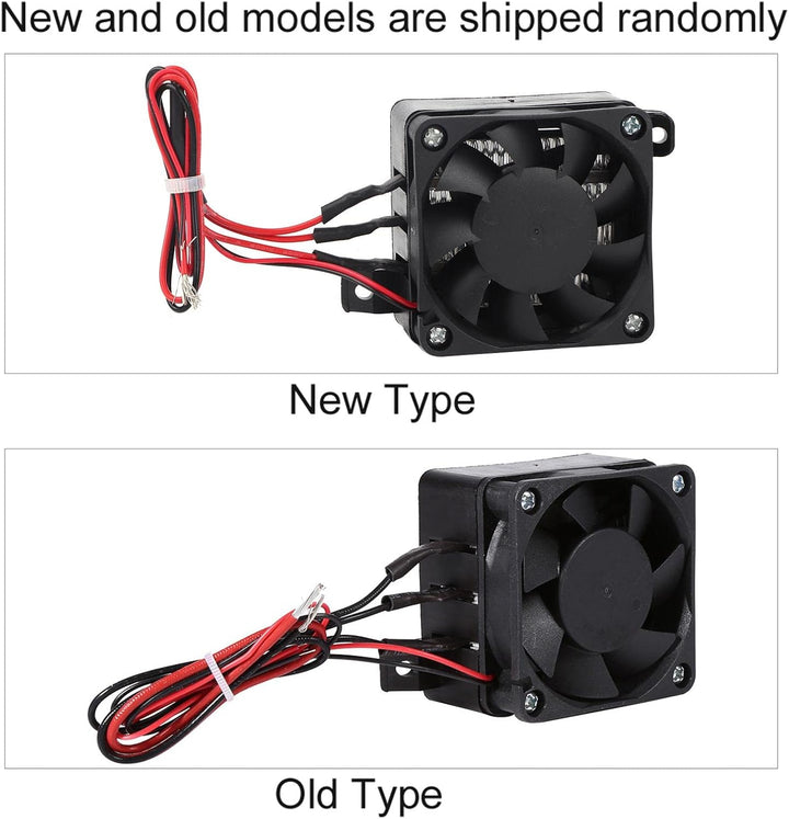 Nikou PTC Heizung 12V 100W, Auto Heizlüfter Fan Lufterhitzer Konstante Temperatur Heizelement Energi