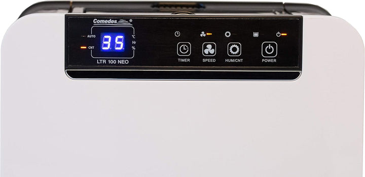 Comedes Elektrischer Luftentfeuchter LTR 100 NEO (max. 12 Liter / 24h) Geeignet für Räume bis 50m²/1