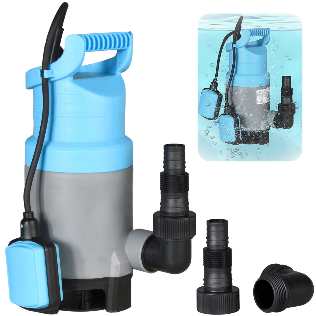Tauchpumpe FLX 750 (750 W, 13200 l/h, max. Förderhöhe 9 m) – Schmutzwasserpumpe &amp; Klarwasserpumpe -