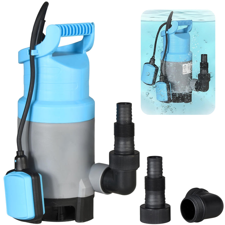Tauchpumpe FLX 750 (750 W, 13200 l/h, max. Förderhöhe 9 m) – Schmutzwasserpumpe &amp; Klarwasserpumpe -