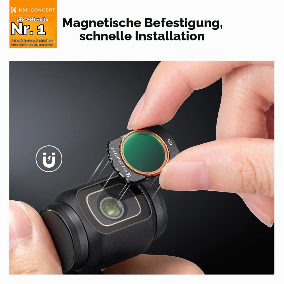 K&amp;F CONCEPT 16er Filter Set kompatibel mit DJI Osmo Pocket 4/3 | 16 Stück Filter Set, kompatibel mit