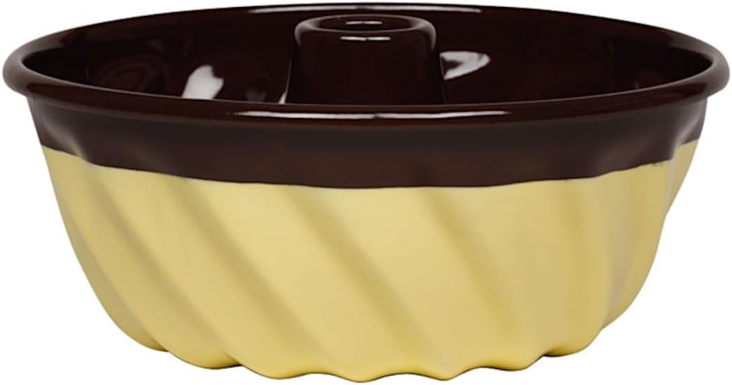 Riess, 0495-573, Guglhupfform, Durchmesser 22 cm, Truehomeware, SCHOKO/VANILLE, EDITION SARAH WIENER