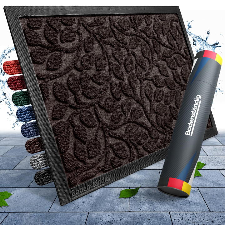 Bodenständig® Fussmatte aussen und innen [robust] - Saubere Schuhe Dank geriffelter Oberseite - Perf