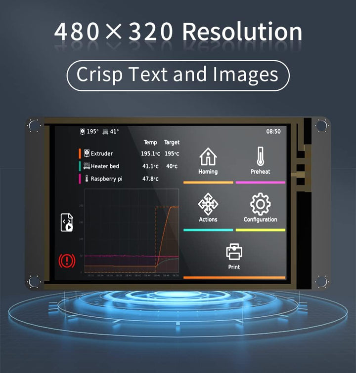 BIGTREETECH TFT35 SPI V2.1 Graphic Smart Display Kompatibel mit BTT Manta M8P/M4P/M5P, Manta E3EZ St