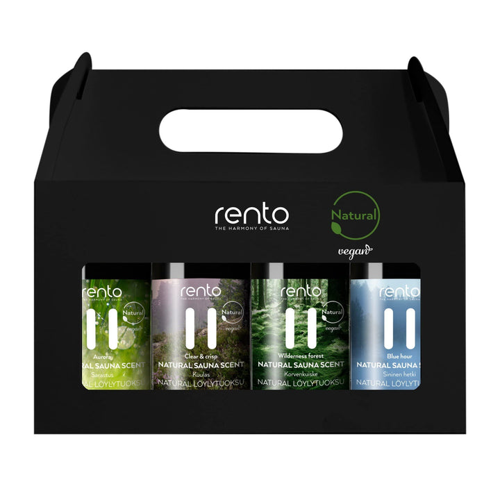 Rento Natural Sauna Scent Gift Box 4 x 100 ml