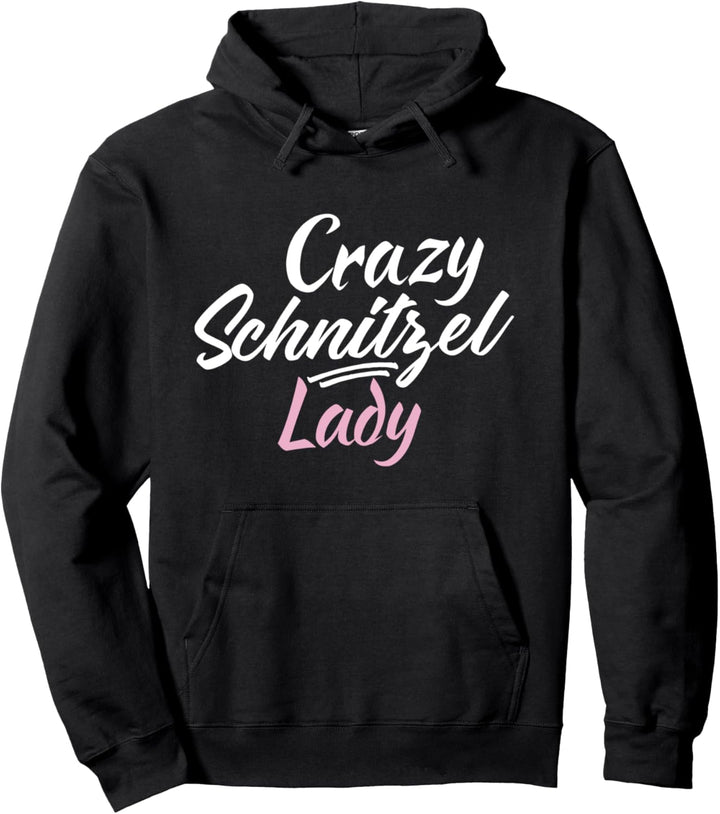 Verrückte Schnitzel Lady lustiger deutscher Schnitzel Pullover Hoodie
