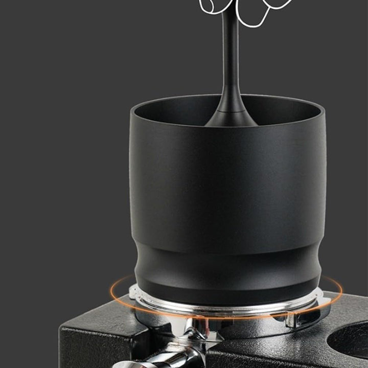 Kaffeepulver-Dosierbecher, 58 mm, Dosiertrichter aus Aluminiumlegierung, Dosierringe, Presse mit Dec