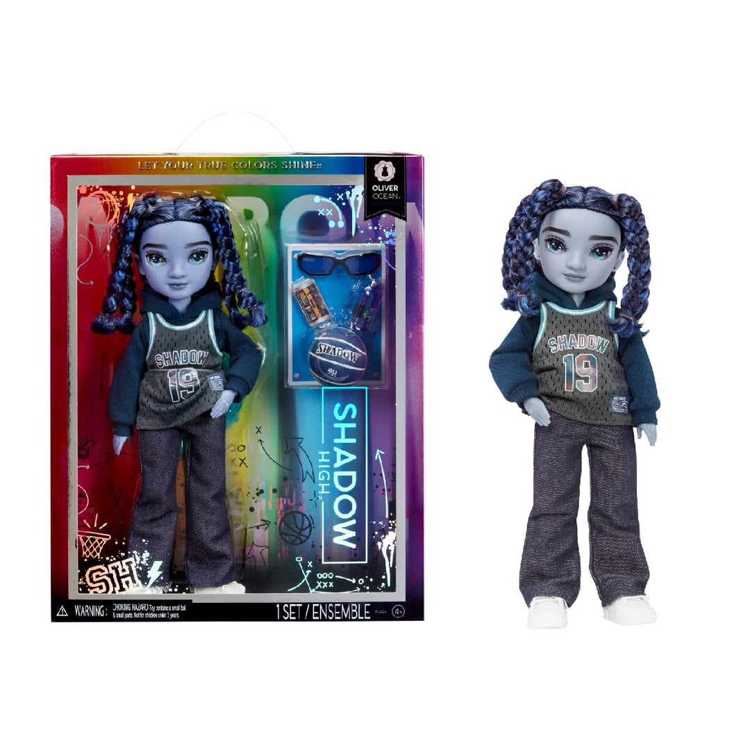 Rainbow High Shadow High Serie 3 - Oliver Ocean - Blaue Modepuppe - Junge - Modisches Outfit und meh
