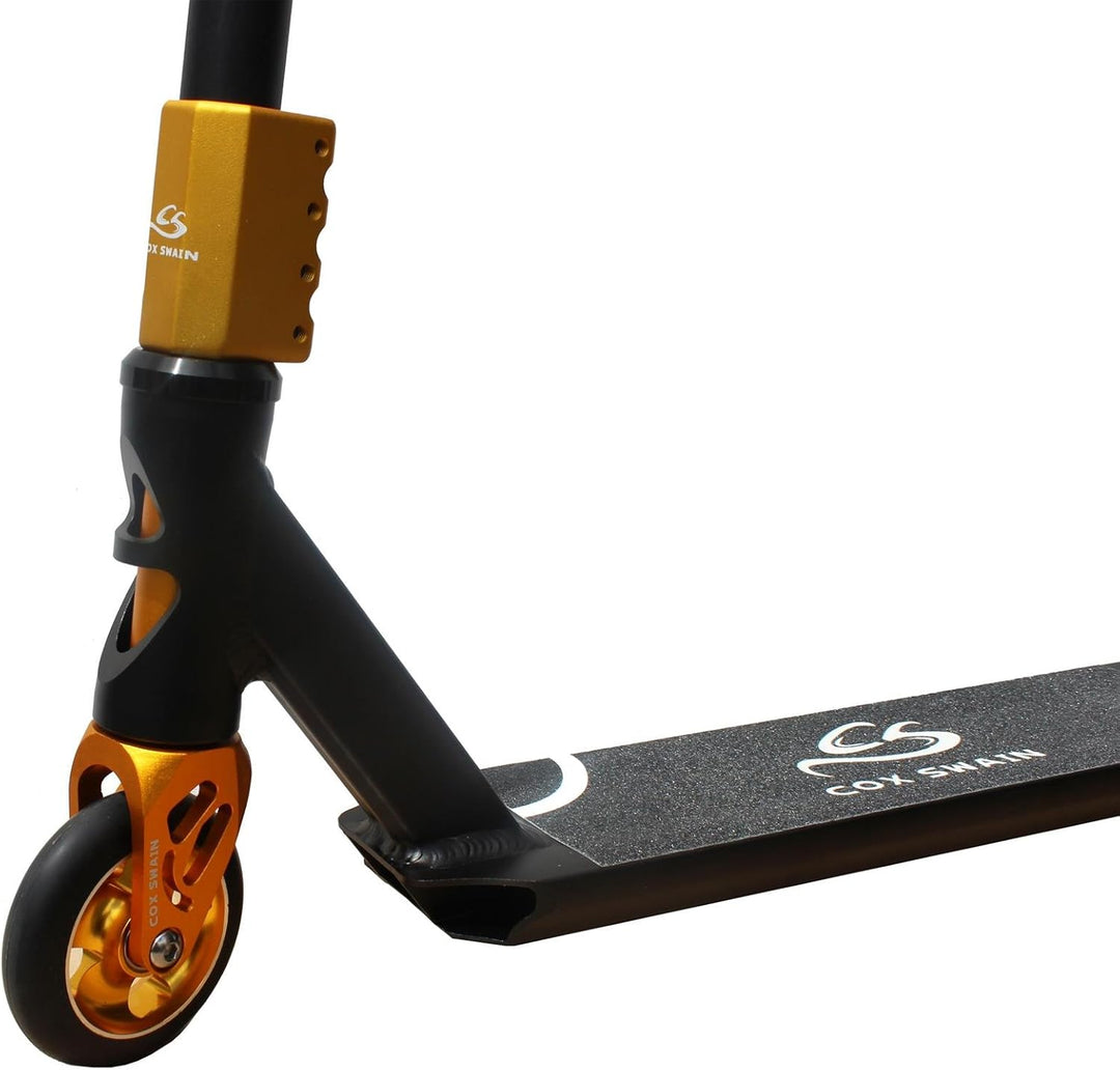 Cox Swain Stunt Scooter X-385, SCS-Kompression, CNC Fork, 100mm PU/Alu Rollen, ABEC 9, Kinder + Erwa