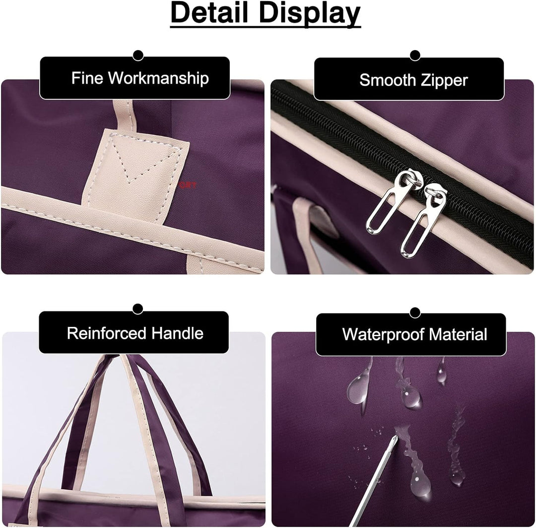 FANDARE Reisetaschen Sporttasche Klassische Sporttaschen Herren Damen Handgepäck Weekender Umhängeta