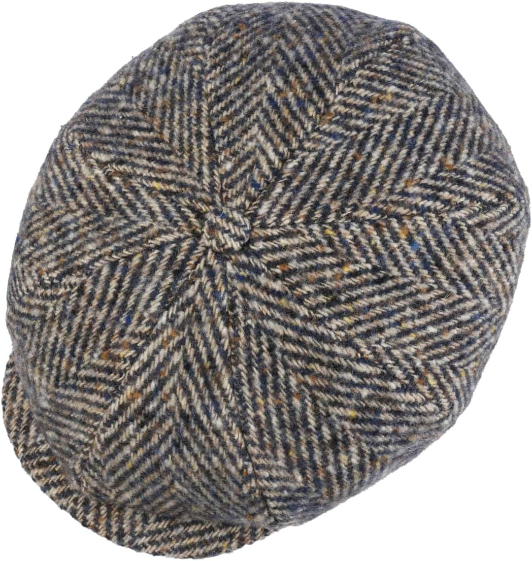 Stetson Hatteras Schildmütze Damen Herren 100% Schurwolle Flatcap mit Baumwollfutter Herbst Winter 5