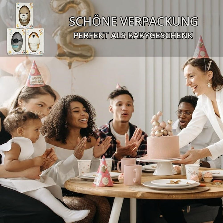 Spieluhr Baby Einschlafhilfe, Plüschtier Spielzeug mit weiche Wiegenlied für 0+ Monaten Mädchen Jung